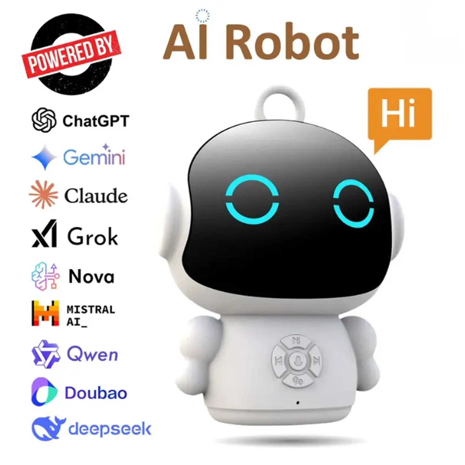 

Умный робот с искусственным интеллектом, Wi-Fi, игрушки для раннего образования для детей, распознавание речи и голос, интерактивная обучающая машина