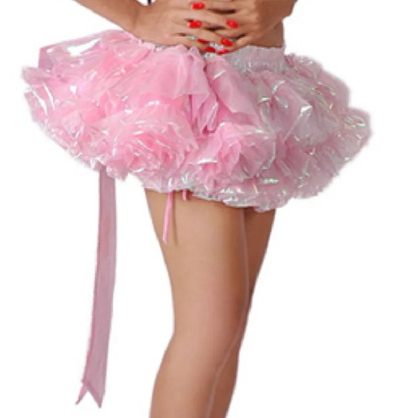 

Sexy Adult Giant Baby Girl Colorful Yarn Lower Body Dress Sissy Role Play Makeup Ball Maid Dress Princess Dress