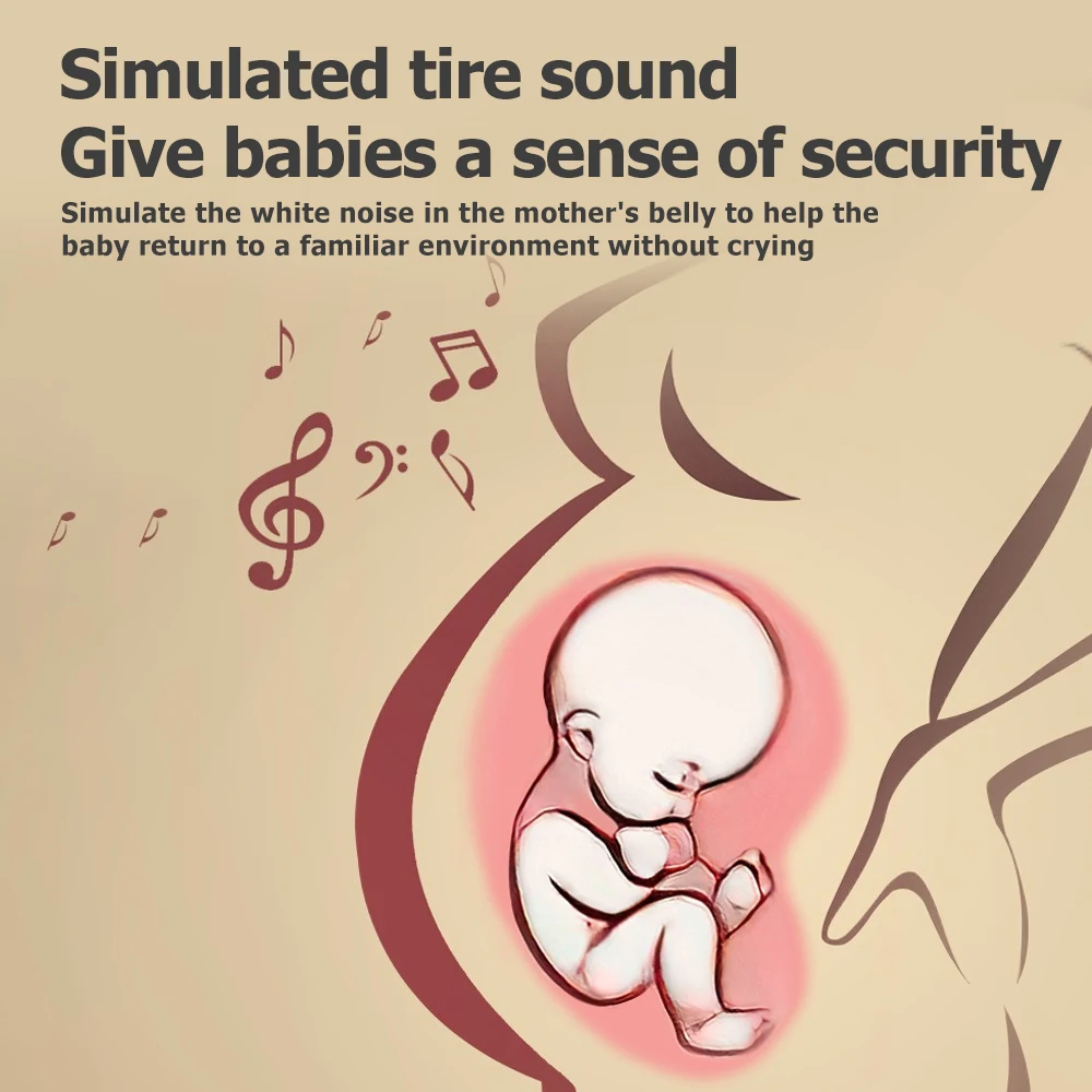 ​ سرير أطفال متنقل مع جهاز عرض وإضاءة ليلية، لعبة دوارة موسيقية تعمل بالتحكم عن بعد مع تهويدات مهدئة لحديثي الولادة