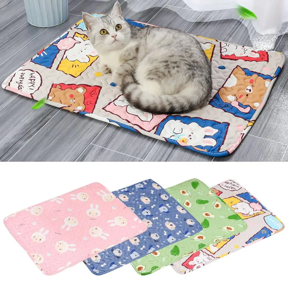 

Summer Moisture-proof and Breathable Dog Mat for Home Use Summer Cool Dog Mat Cat Universal Rattan Mat Soft Woven Pet Mat