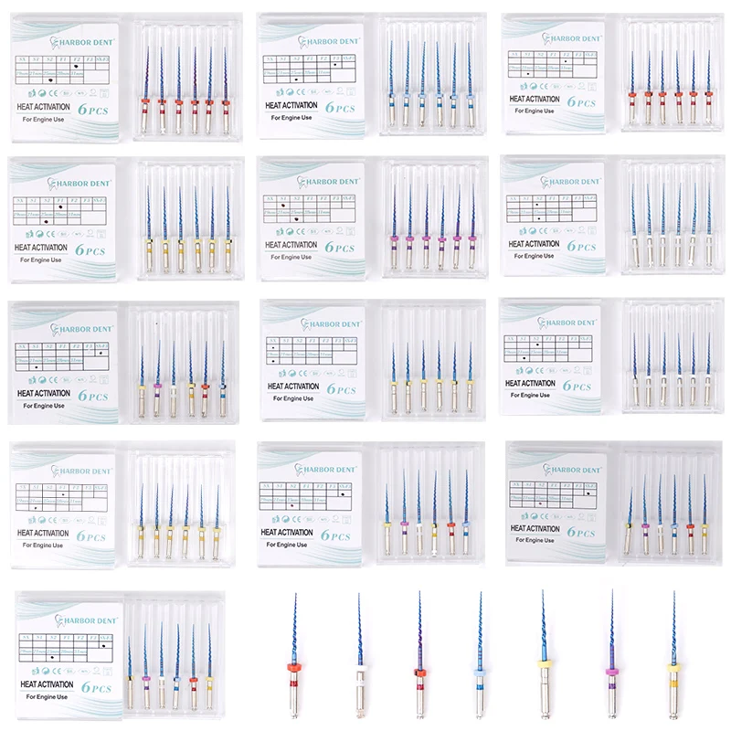 1 коробка стоматологических файлов корневых каналов с тепловой активацией, эндодонтический двигатель, файл 21/25 мм SX-F3, стоматологический инструмент
