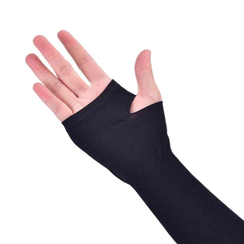 2PCS Cooling Arm Sleeves Cover UV Sun Protection Outdoor Sports For Men Women