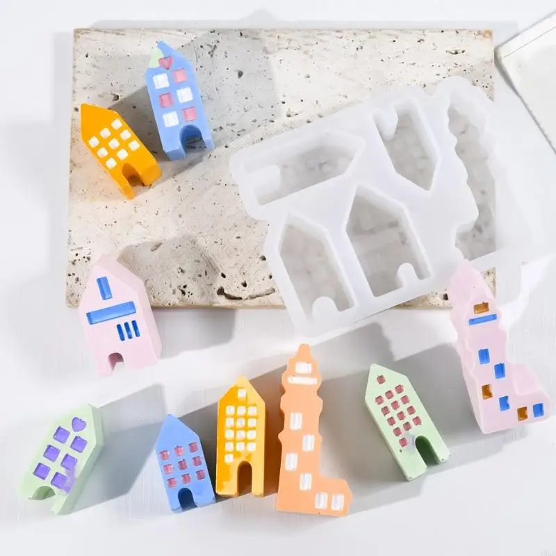 

Sturdy Silicone House Accessory Mold Perfect For Intricate House Decorations