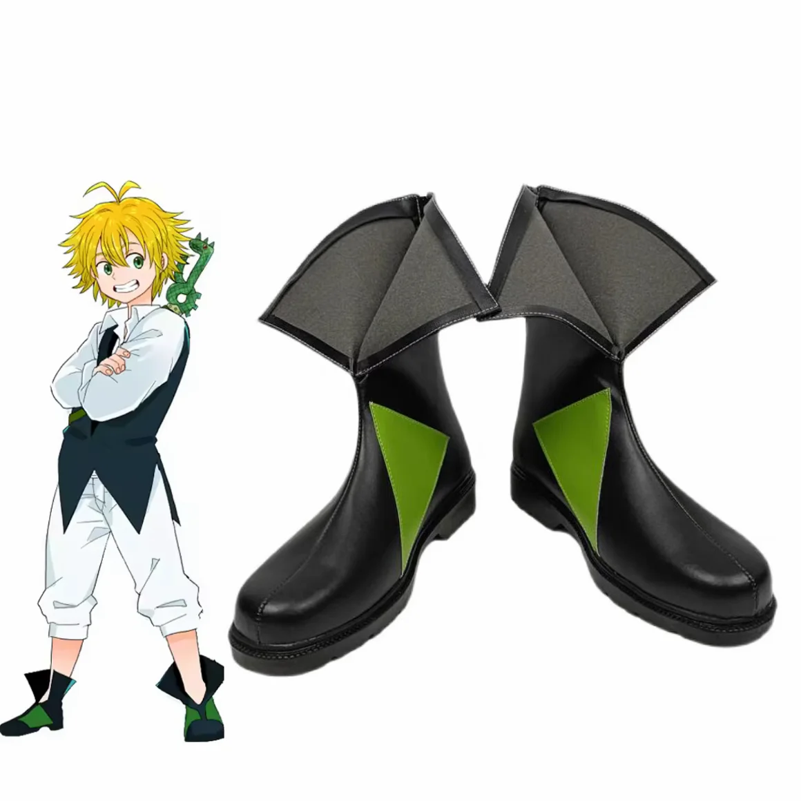 

Аниме «Семь смертных грехов», косплей, Dragon's Sin of Wrath Meliodas, обувь для косплея, ботинки, реквизит на Хэллоуин