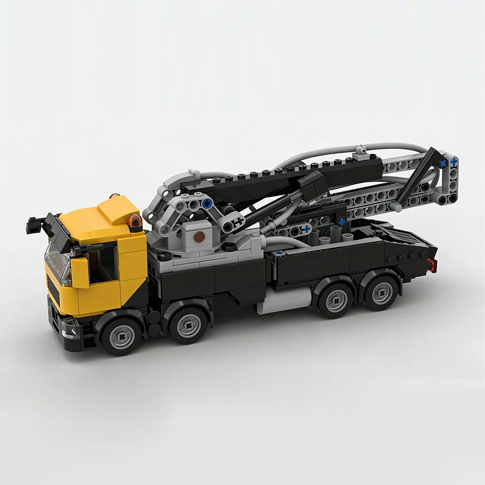 Nieuw stadsbouwvoertuigmodel MOC Bouwsteen Cementpompwagen Modulaire technologie Cadeau Vakantieassemblage Kinderspeelgoed