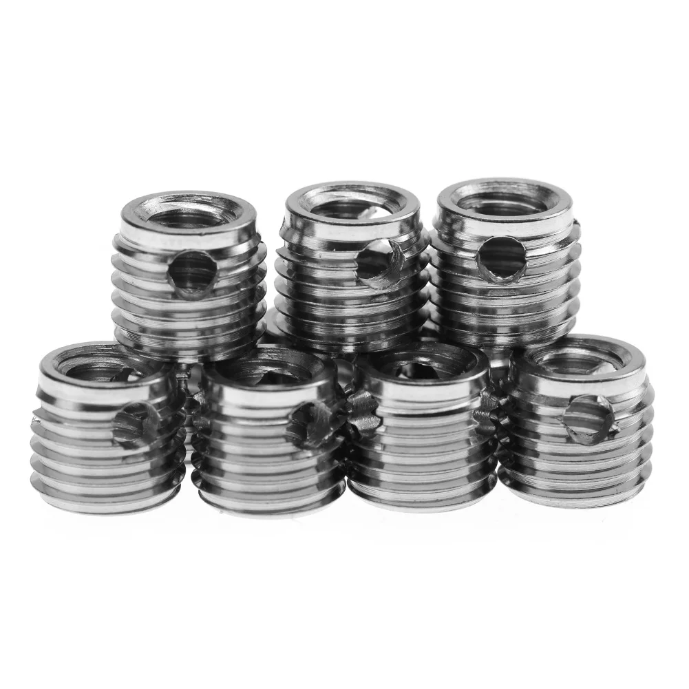 

10Pcs 307 Stainless Steel Self tapping Thread Insert Screw Repairing Accessories