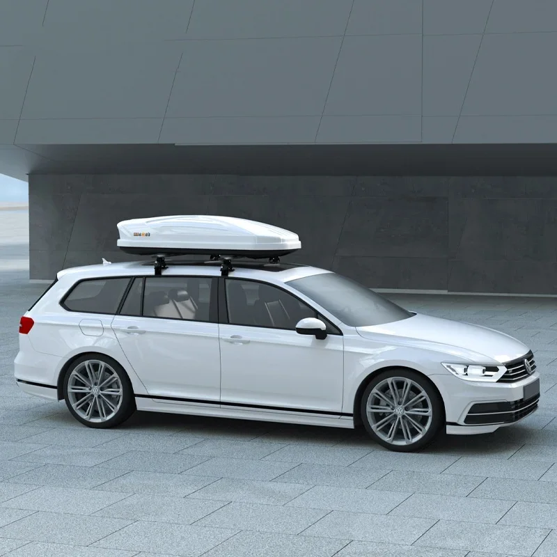 Large capacity 650L car roof box double-sided open trunk can be locked and anti-theft