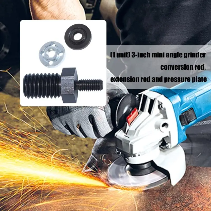 

Compact 3Inch Grinder Adapter Shaft With Reinforced Carbon Steel Construction Y4QC