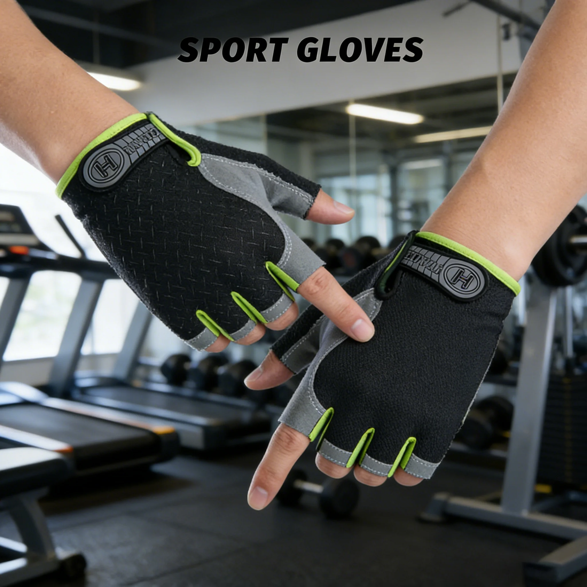 Outdoor Half-finger Fitness Gloves for Men and Women, Breathable, Thin, Anti-slip and Wear-resistant Driving Sports Cyclingglove
