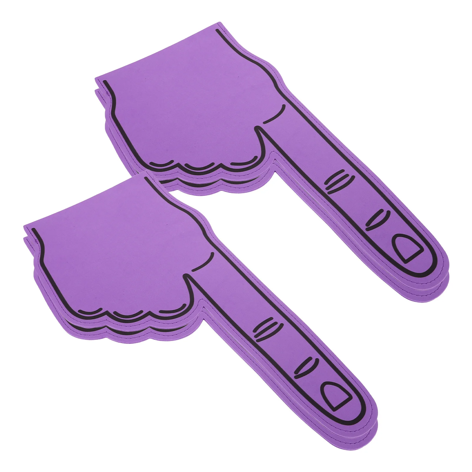 

4Pcs Foam Cheer Fingers Lightweight Eva Fan Hand Props for Cheering Sports Events Basketball Football Baseball Soccer Team
