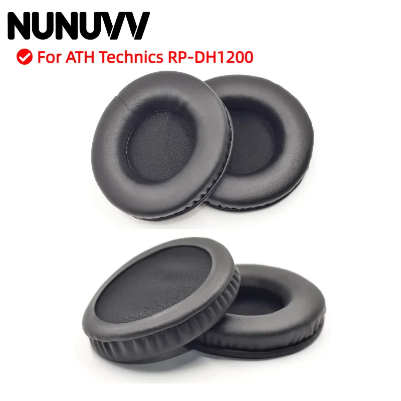 

NUNUVV Earphone Ear Pads For ATH Technics RP-DH1200 Earpads Sponge Soft Foam Cushion Replacement Headphones Accessories