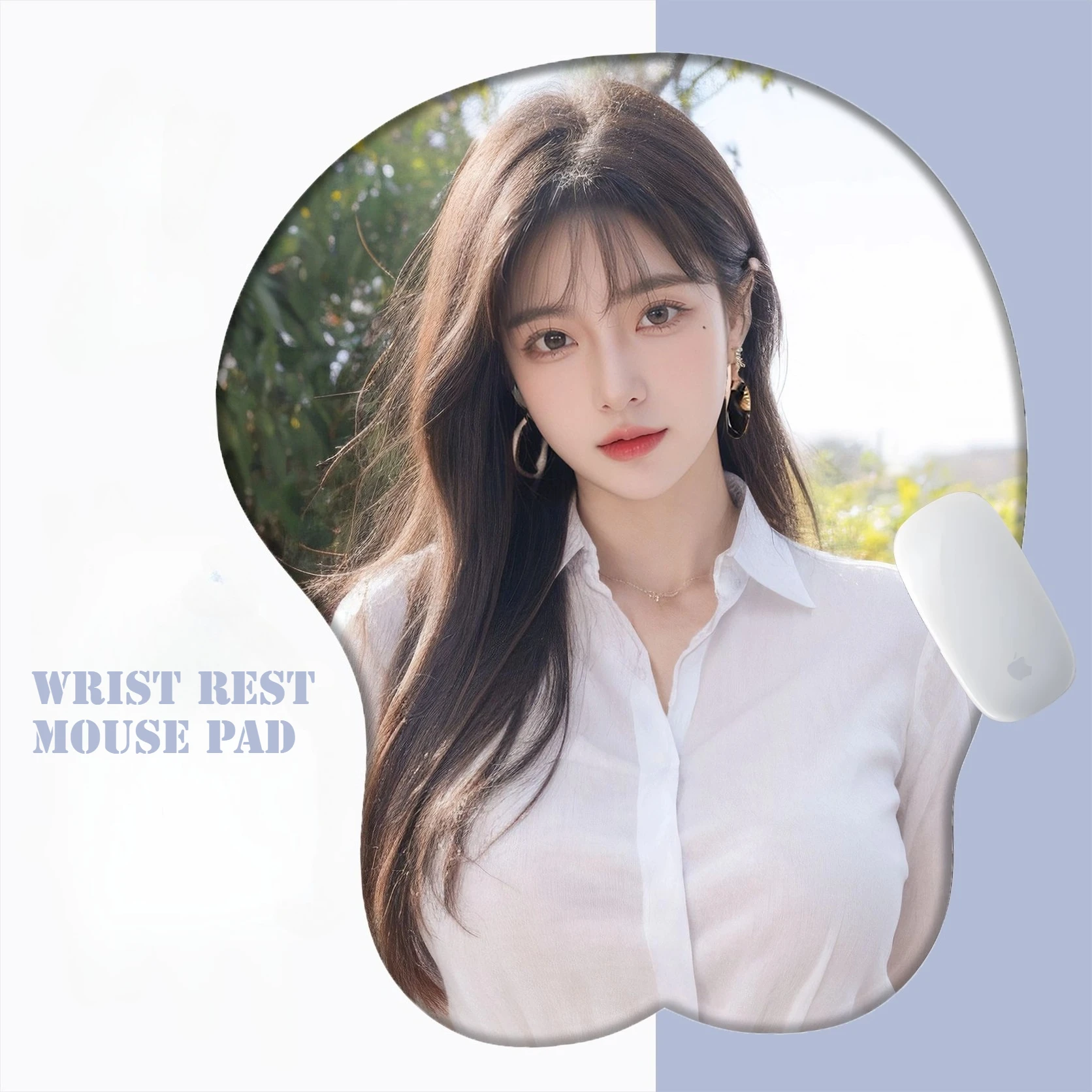 

3D стерео настраиваемый силиконовый коврик для запястья-дизайн красоты/животного эргономичный коврик для клавиатуры и мыши для офисных игр