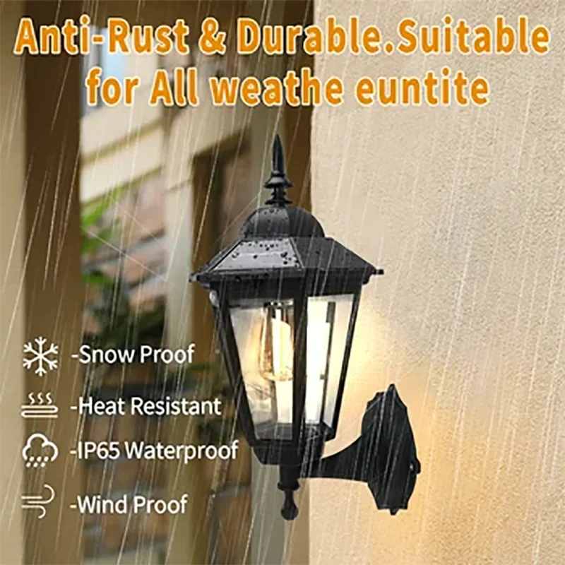 

Waterproof Outdoor Terrace Villa Outdoor Wall Lamp Corridor Nordic Lamps and Lanterns Simple Balcony Wall Lamp Store Decoration