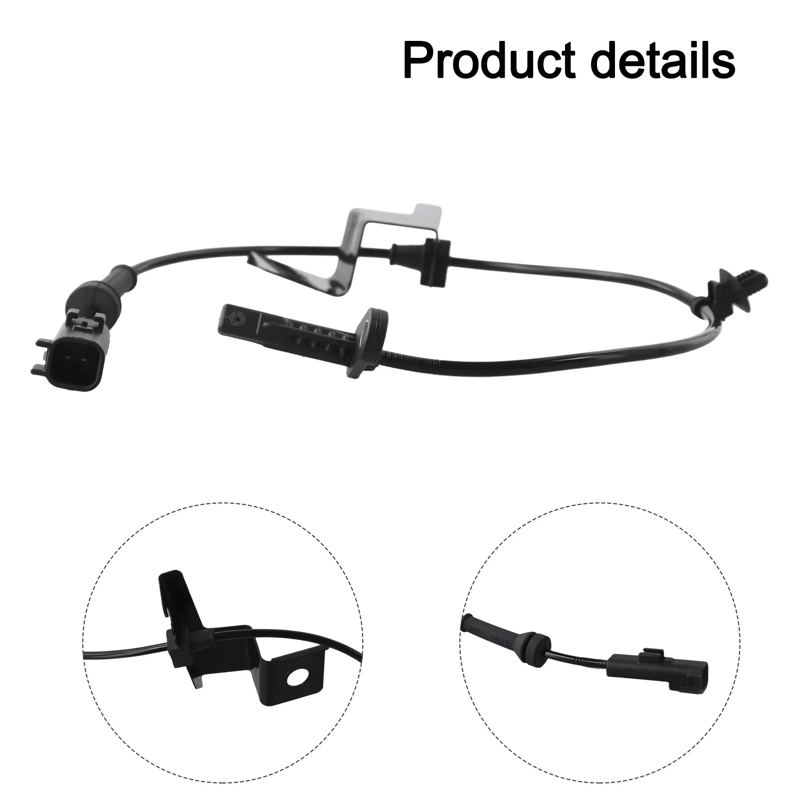 

Front Left Right ABS Sensor 1 Piece Compatibility Check Recommended OE Part Numbers Plastic And Metal Vehicle Placement Front
