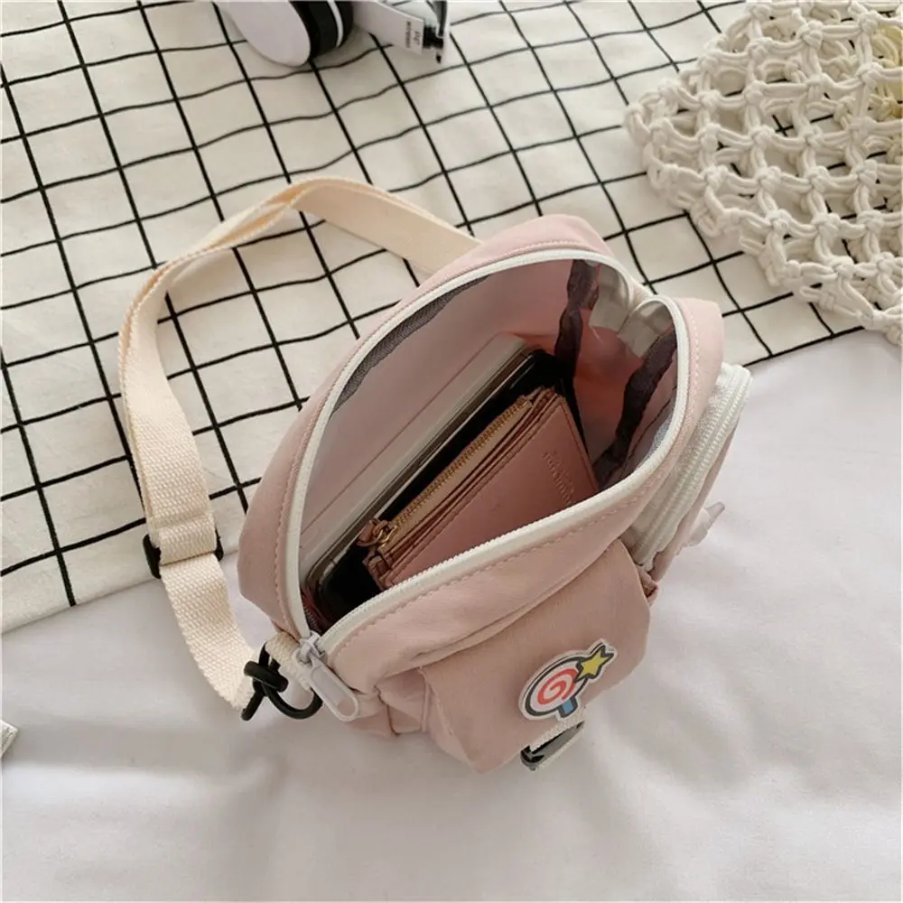 Fashion Women Canvas Crossbody Bags Female Cute Small Shoulder Messenger Bag Students Flap Handbags