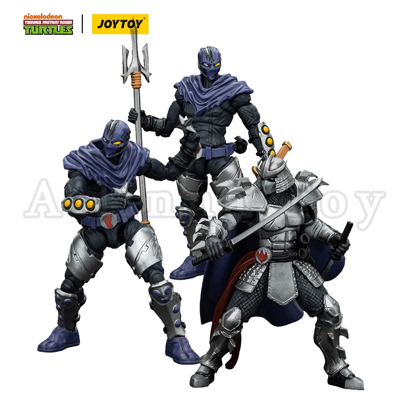 JOYTOY 1/18 Action Figure Turtles Shredder Foot Clan Re-issue Version Anime Toy