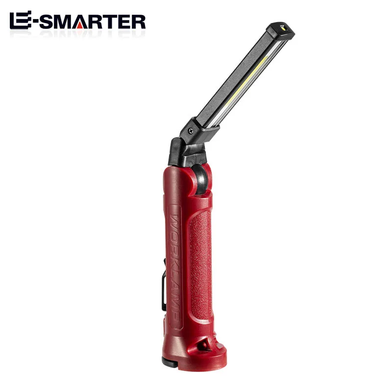 COB LED Work Light Rechargeable Folding Flashlight Outdoor Camping Car Repair Lighting Portable Lamps with Magnetic Hanging Hook