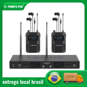 Máy thu thân xe điện trở của máy phát kim loại của hệ thống không dây kép của Monor Monor Monor Monor Monor, Tần số 2x50 10 Doanh thu chính Màn hình không dây đôi - №9