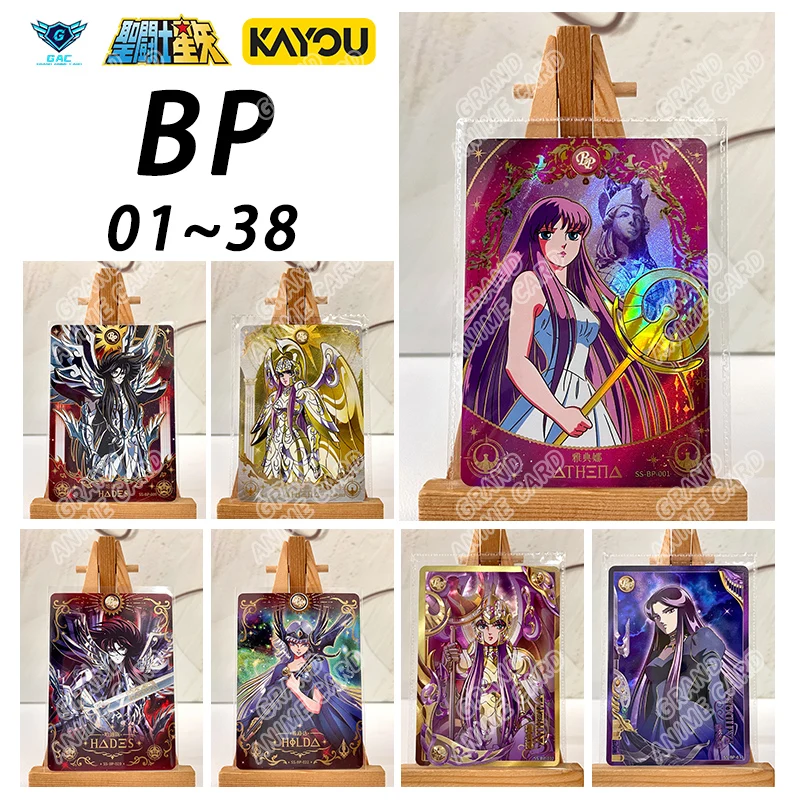 

KAYOU Genuine Saint Seiya Awakening Vol.4 BP Card 01-38 Полный набор одной карты Редкая Афина Посейдон Аниме Коллекционная карта Игрушка в подарок