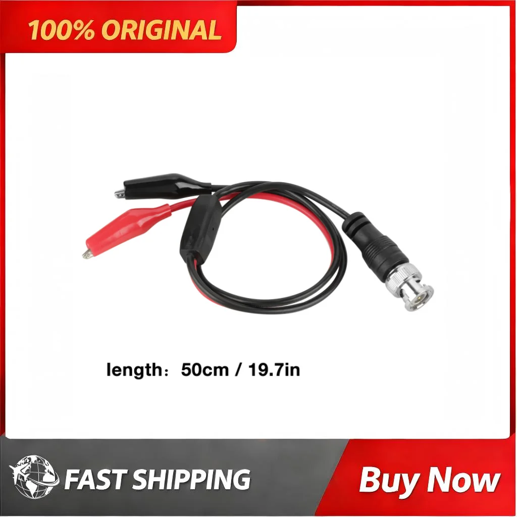 2PCS Oscilloscope Test Probe BNC Plug Test Cable Insulated Eco Friendly Industry Professional Electronic Repair Tool Accessory