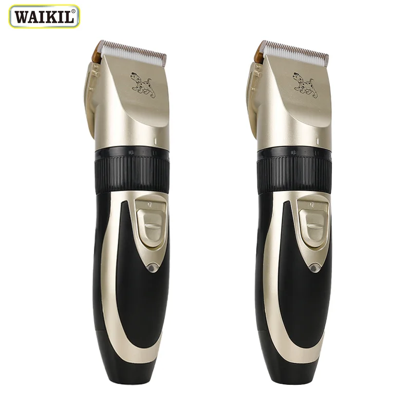 WAIKIL Pet Grooming Tools Cordless Rechargeable Animal Electric Pet Hair Clipper Trimmer Professional Dog Grooming Clippers