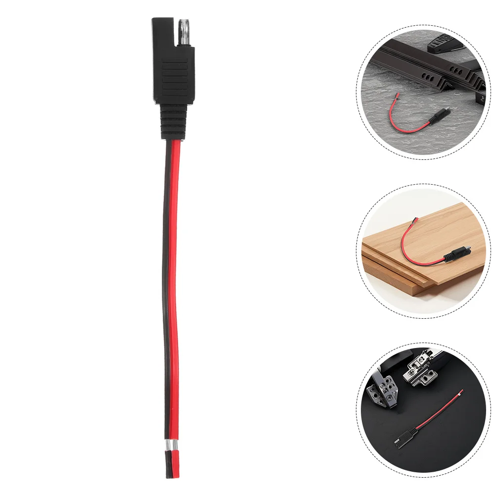 

2Pcs 14awg Automotive Extension Cable Sae Solar Power Wire Connector Flexible Durable for Rv Motorcycle Tractor