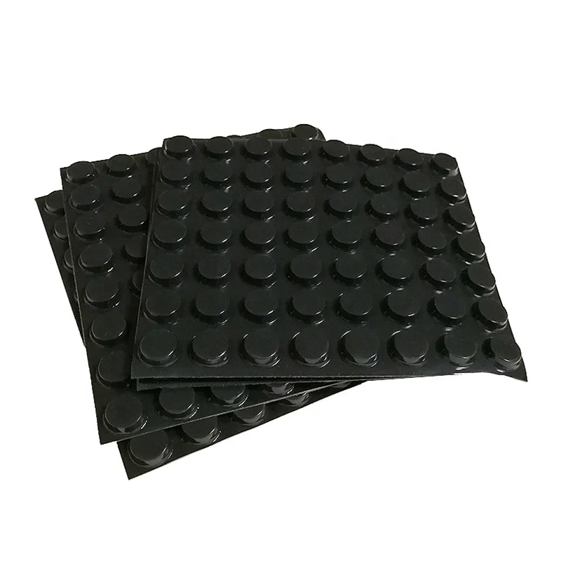 Schwarz/Grau Stoßfest Fuß Pad Matte Gummi Füße Bumpon Schutz Produkte SJ5012 12,7*3,6 MM/PCS 56PCS/Board