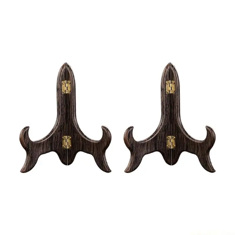 QX2E Pack of 2 Decorative Tea Cake Shelves Perfect for Enhancing Living Room Decoration Plate Display Bracket