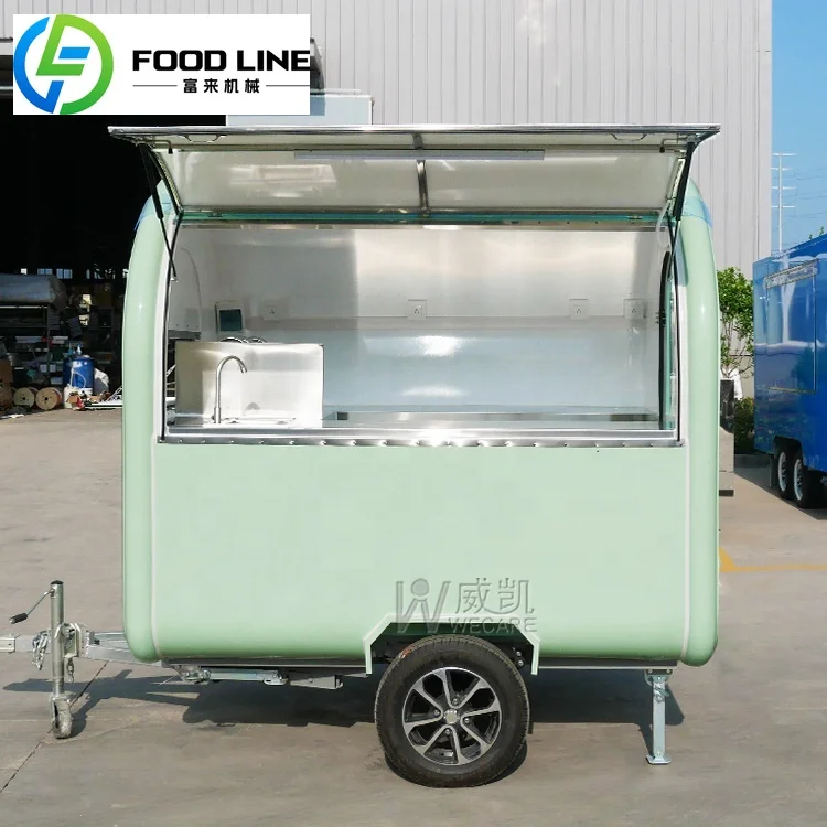 

FULAI Carritos Para Vender Comida Foodtruck Мобильный грузовик для кофе и мороженого Буксируемый прицеп для еды с проверкой CE