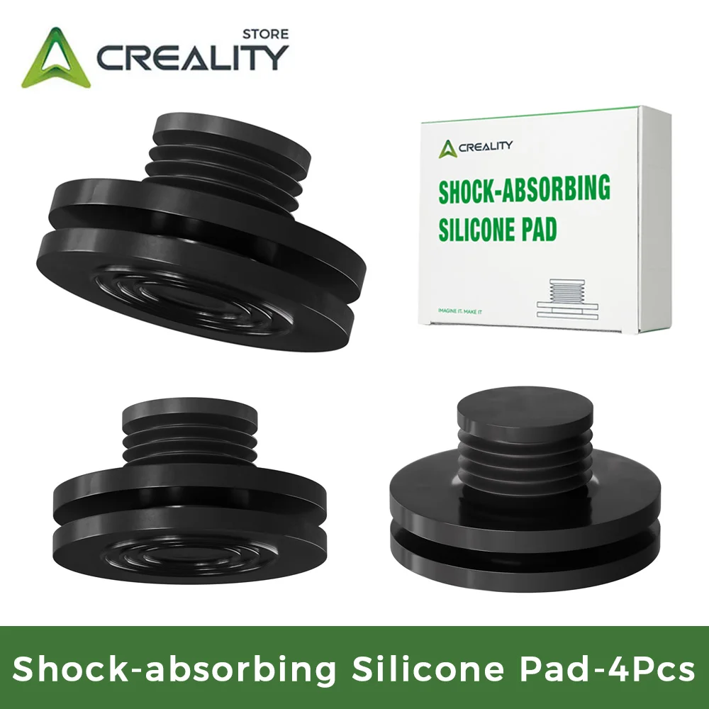 Creality Shock-absorbing Silicone Pad-4Pcs Strong Flexibility for K1_K1 Max_K1C_Ender-3 V3_Ender-3 V3 Plus 3d Printer Parts