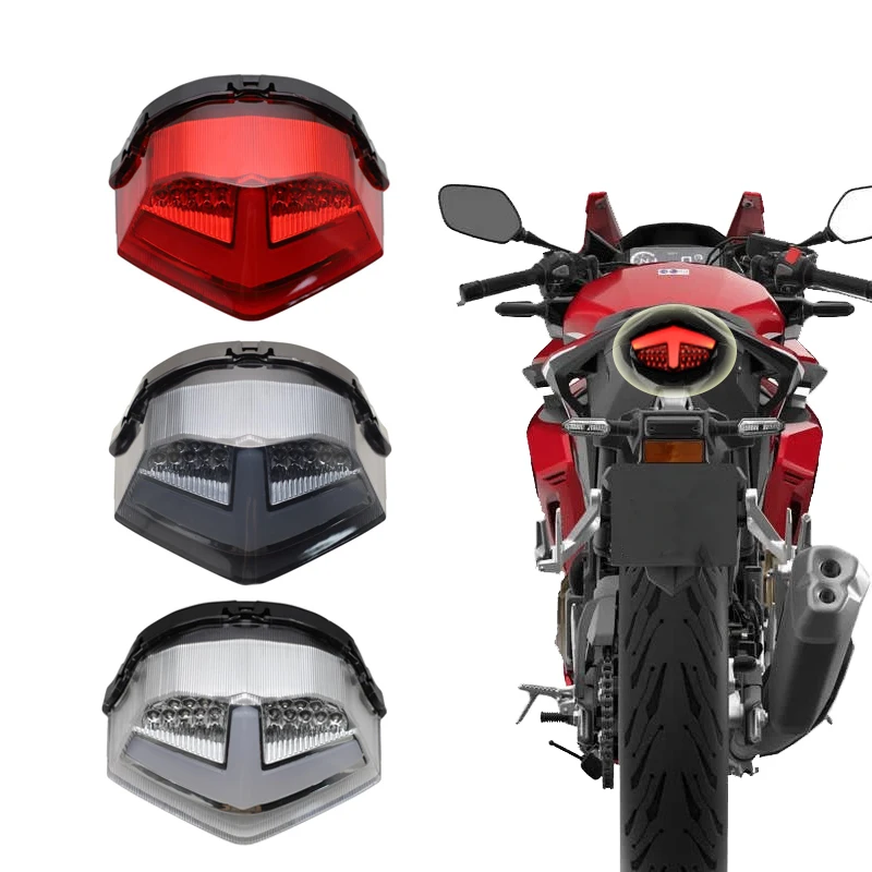 

For Honda CBR1000RR CBR 1000 RR 2017-2025 2022 2023 2024 Motorcycle LED Taillight Rear Brake Turn Signal Integrated Tail Light