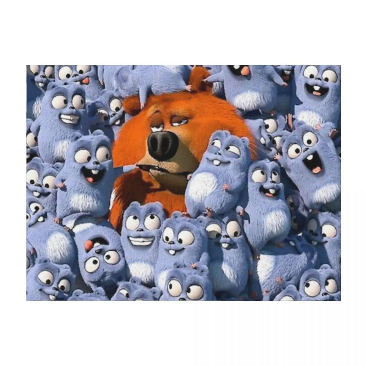 

Grizzly and Lemmings Throw Blanket Blankets For Bed Polar Thermal warm for winter Blankets