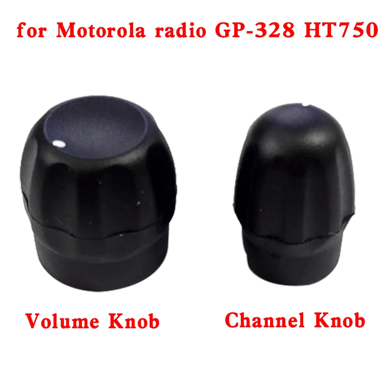 Dla motoroli gałka kanału radiowego i pokrętła głośności dla GP328 GP-338 HT750 HT1250 EP350 EP450 EX500 EX600 GP340 GP360 GP380