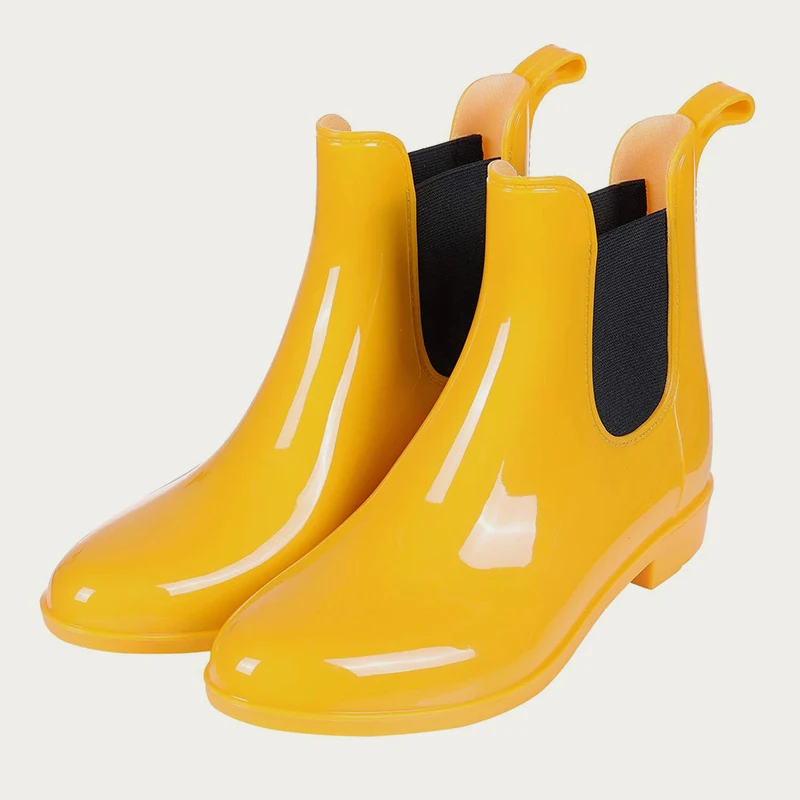 Bebealy-Bottes de pluie imperméables pour femmes, mode, extérieur, rinçage, non ald, jardin, maison, été