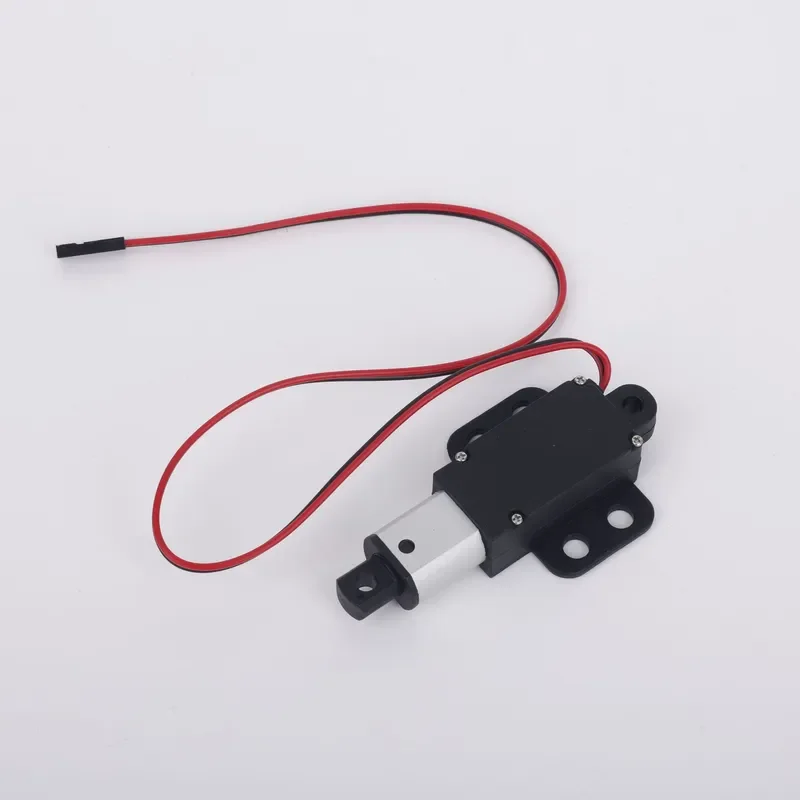 Micro DC Electric Linear Actuator with Wings 10-200mm Stroke Mini Telescopic Push Rod for DIY Automation Projects