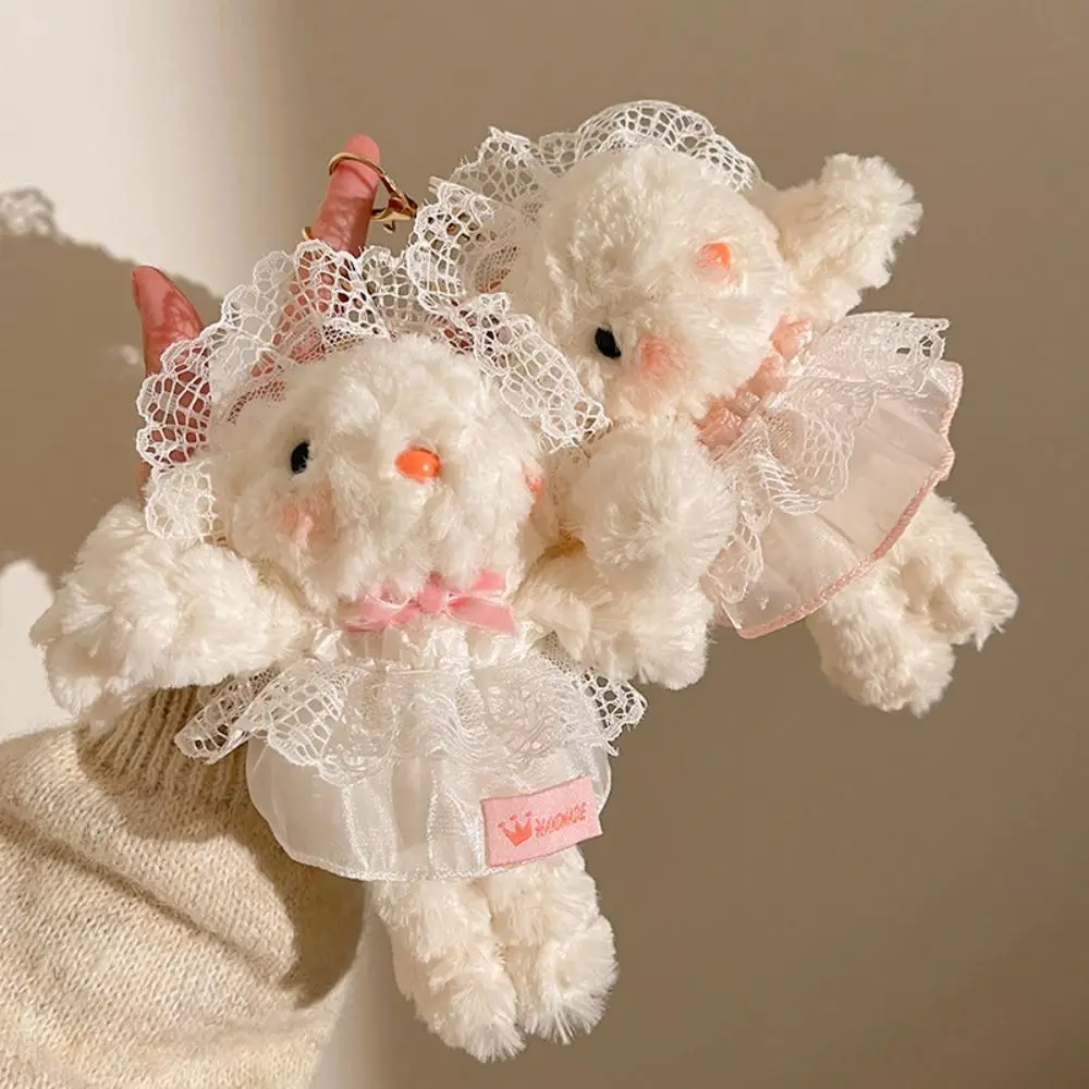 

Cute Design Plush Rabbit Keychain Fluffy Adorable Plush Rabbit Doll Pendant Soft Texture Kawaii Rabbit Plush Ornament