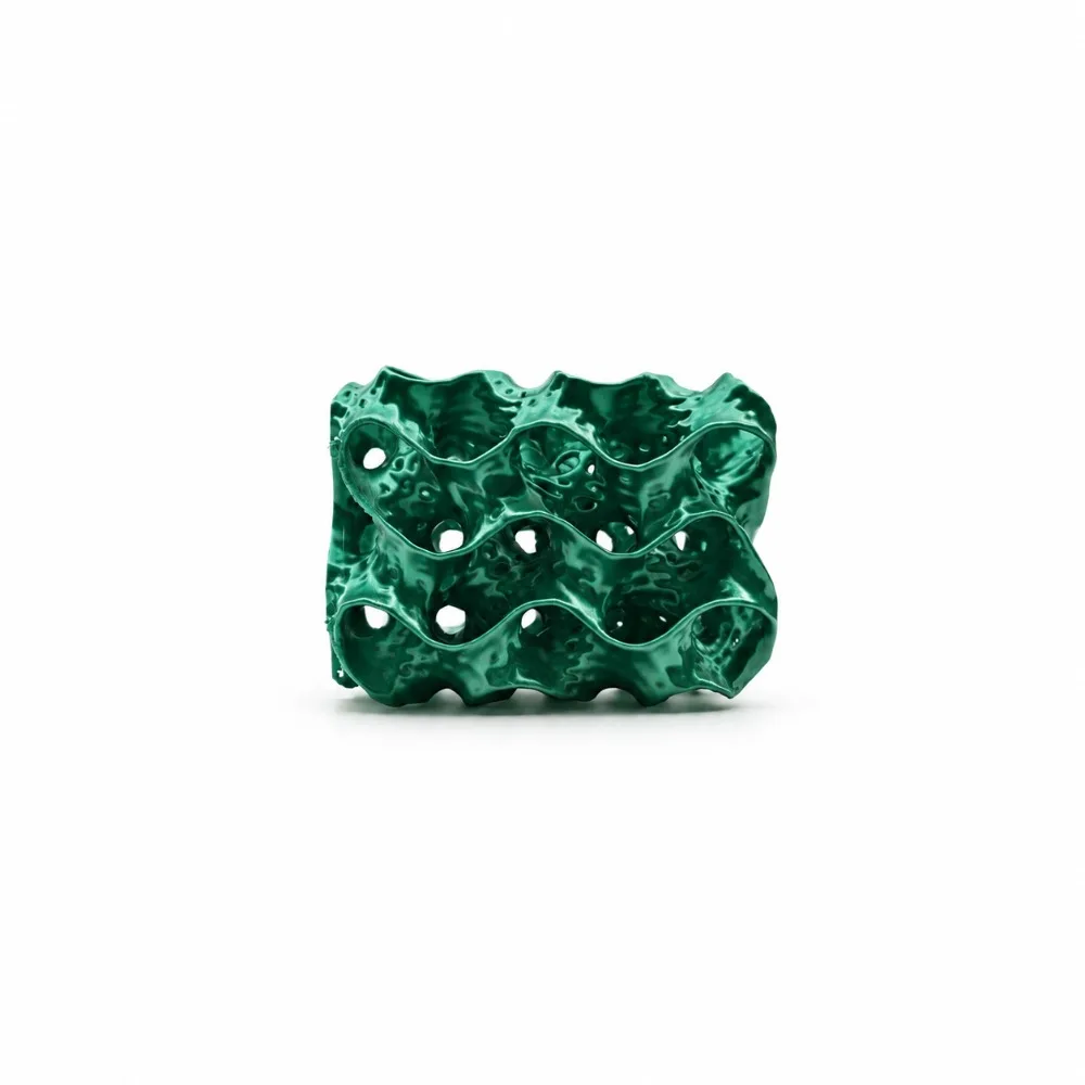 3D Printed Porous Fish Breeding Cave Wave-Shape Hollow Out Aquarium Shrimp Shelter Plastic Multi Channel Small Fish Safe Refuge