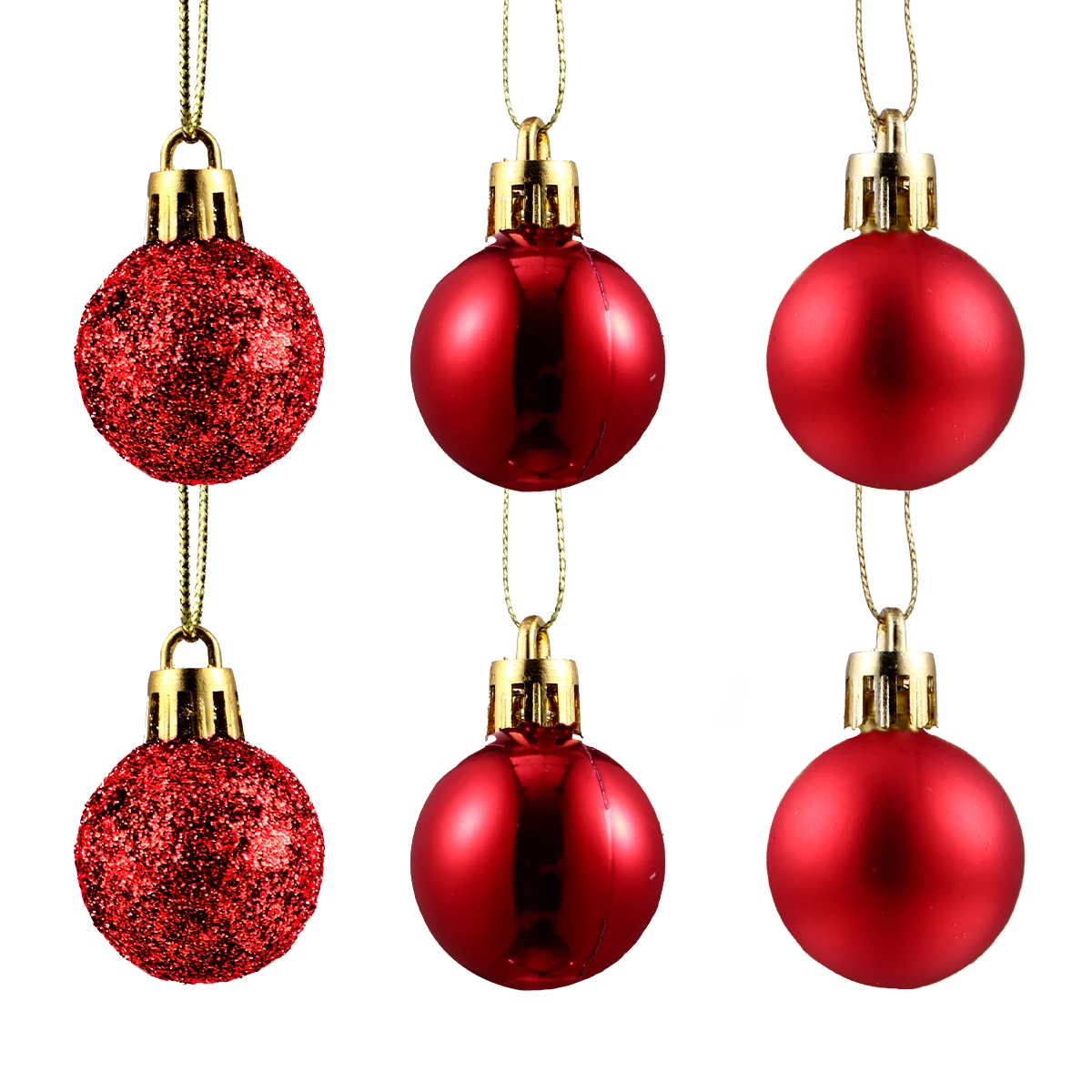 

48Pcs Christmas Ball Ornaments Reusable Plastic Lightweight Xmas Tree Hanging Balls Perfect Festive Decor Home Office Party