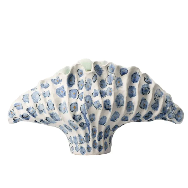 

Wabi-sabi medieval potter, handmade ceramic vase, homestay model room, guest room, soft decoration flower ornaments