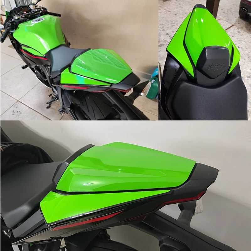 

Rear Fairing Seat Cowl For 2019 2020 2021 2022 Kawasaki Ninja ZX6R ZX 6R ZX-6R Pillion Cover Black Carbon Green