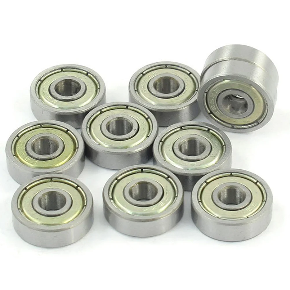 

10 Pcs Special Machinery Bearing 625ZZ Deep Groove Ball Earth Tones Silver 5mm 3D Printer Extruder