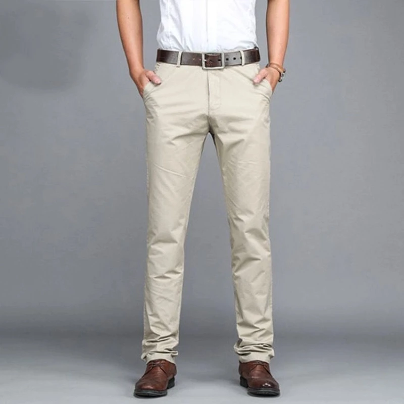 

New Men's Casual Pants Loose Straight Trousers Men's Pants Autumn Winter Trousers Business Pants Men