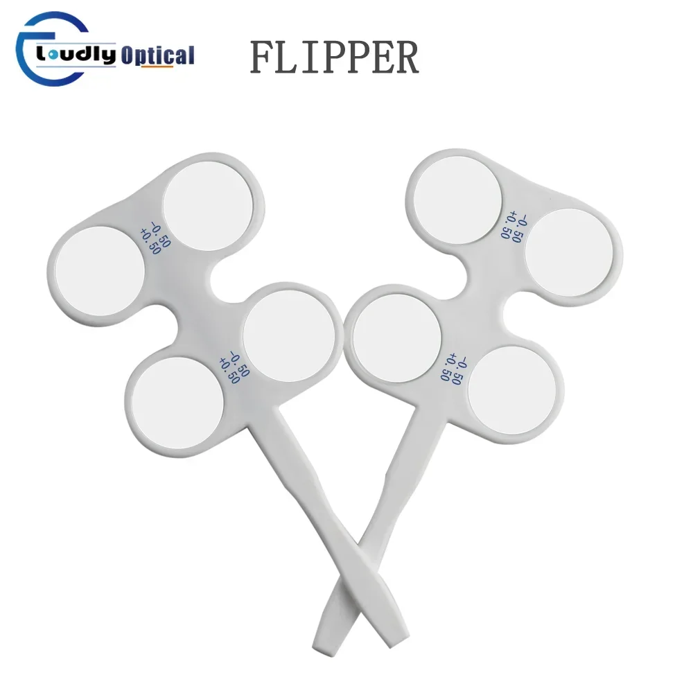 Loudly Brand 4 Lens Optometry Ophthalmic Optical Flipper Lens Holder Eye Trainer Occluder FL-1