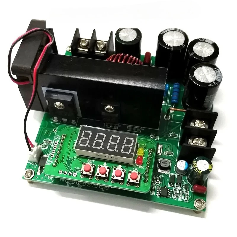 

B900W числовое управление, регулируемый источник постоянного тока, регулируемый повышающий модуль, амперметр напряжения, зарядное устройство 120 В 15 А