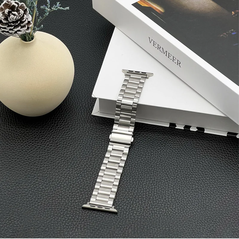 Stainless Steel Strap For Apple watch band 40mm 44mm 9 8 7 watch strap 45mm 41mm 49mm ultra Metal Bracelet for iWatch 6 5 se 4