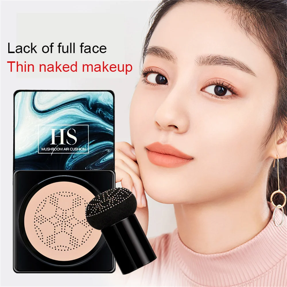 1 ~ 5set Mushroom Puff cuscino d'aria BB Cream Lasting Waterproof Whitening Facial High Coverage Concealer Cream Face Base Makeup