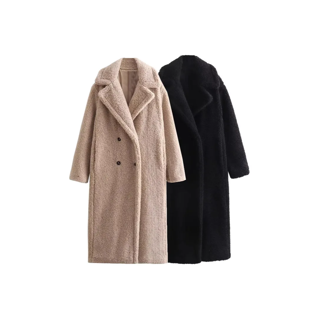 ฤดูใบไม้ร่วง/ฤดูหนาวใหม่ผู้หญิงสวมใส่ใหม่แฟชั่นสบายๆอเนกประสงค์นุ่มหลวมเสื้อโค้ทยาว