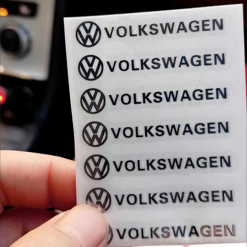 Car Logo Metal Stickers Decorat Emblem For Volkswagen GOLF 5 Tiguan Polo Golf 6 Golf 7 Jetta Magotan Bora Scirocco T-ROC Beetle