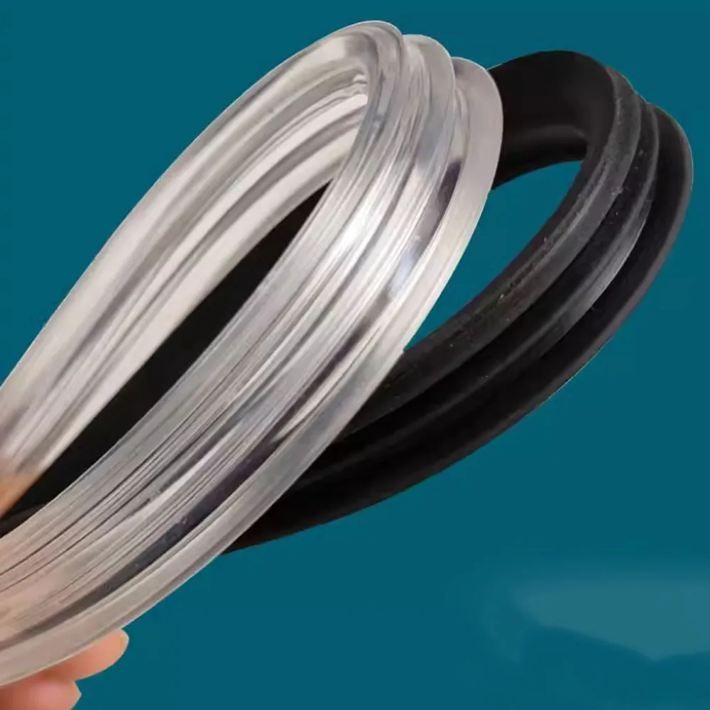 1M Tower crescent-shaped Type Waterproof And Dustproof Door And Window Glass Sealing Strip T-shaped Sealing Strip
