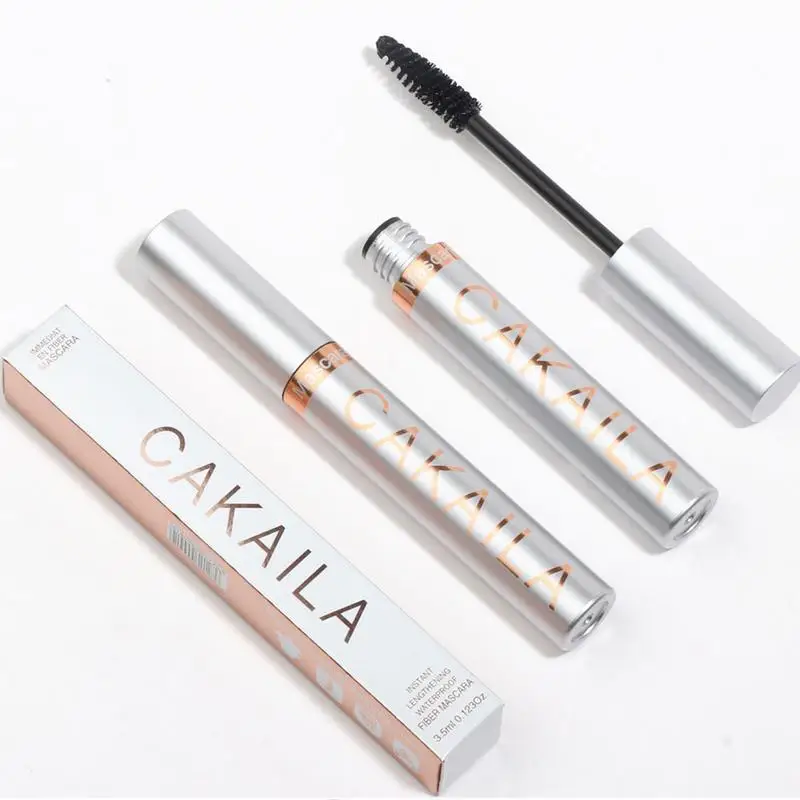 3D Mascara Lengthening Black Lash Eyelash Extension Eye Lashes Brush Beauty Makeup Long-wearing Gold Color Mascara Makeup